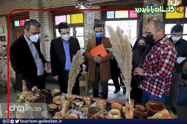 افتتاح خانه صنایع‌دستی خراطی چوب گرگان