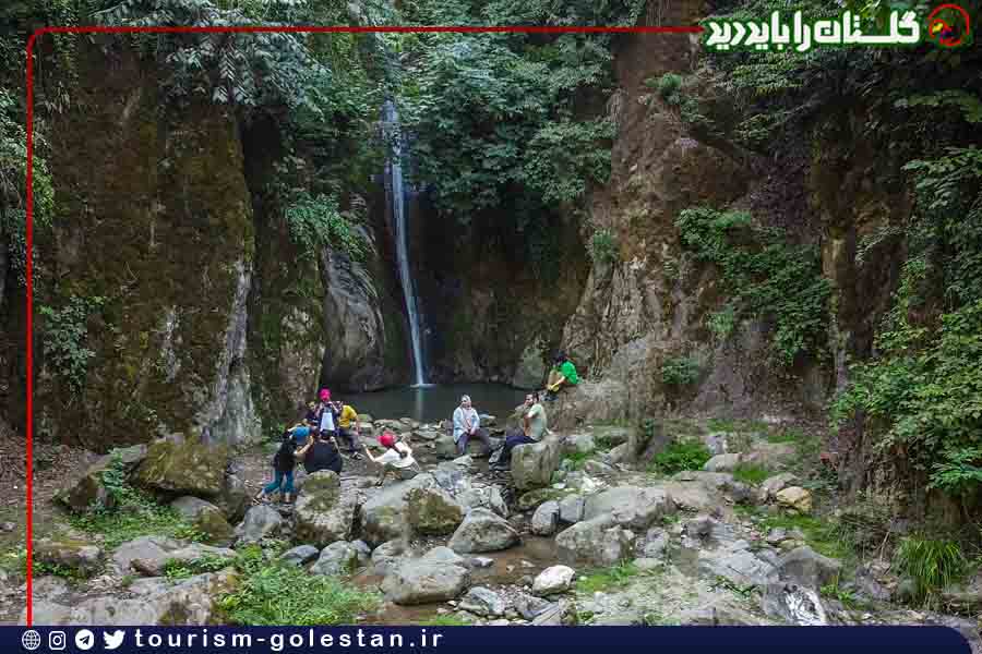 آبشار اوترنه - الامن - محمدآباد کتتول - علی آباد