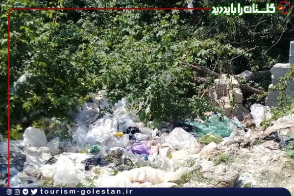 زباله در جنگل هیرکانی