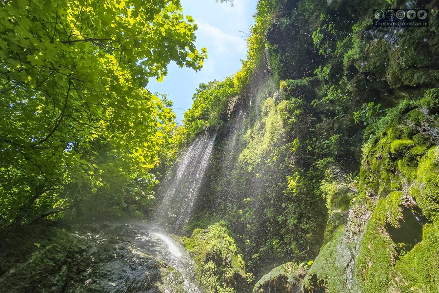 آبشار پیرغار - روستای فارسیان - گالیکش