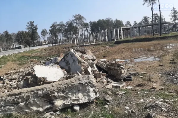 gonbad-museum-unfinished 01 نمایی از موزه مردم شناسی درحال ساخت و رها شده گلستان